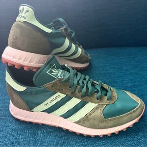 Adidas TRX Vintage Sneakers in Green and Pink